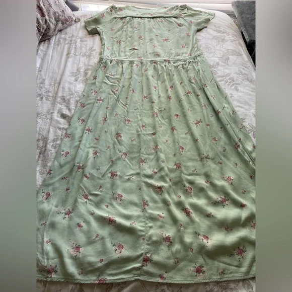 Christy Dawn The Dawn Midi Dress Pear Spray Large Cottagecore Feminine Boho - Picture 8 of 14